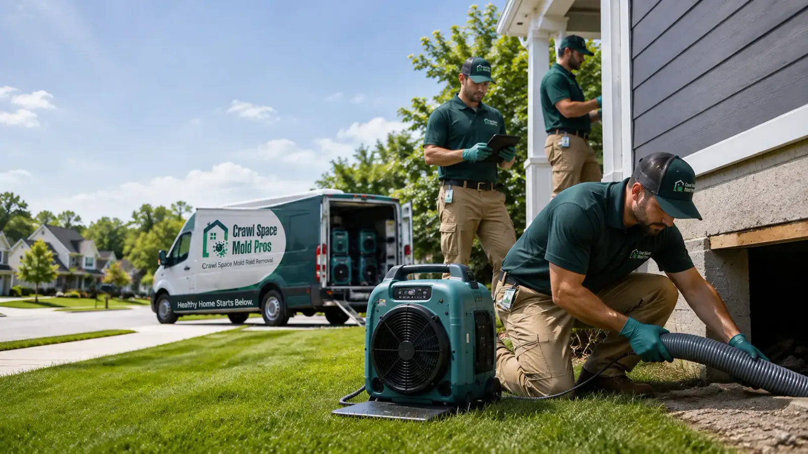 Crawl Space Mold Removal in Isanti, MN